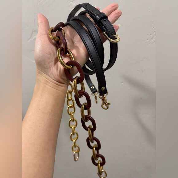 Handmade Cowhide Floral Embossed, Large Wooden Frame Bag & 2 Strap Styles - Picture 15 of 16